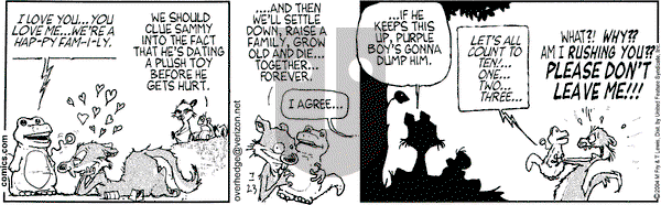 Over the Hedge on Friday July 23, 2004 Comic Strip