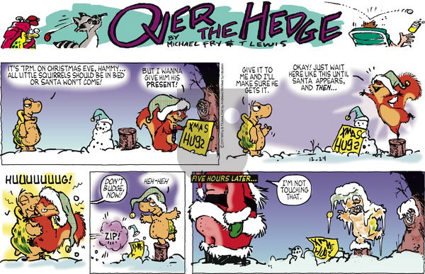 Over the Hedge on Sunday December 24, 2017 Comic Strip