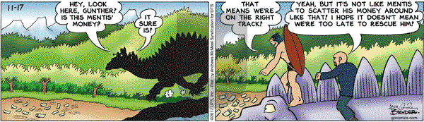 Alley Oop on Friday November 17, 2017 Comic Strip