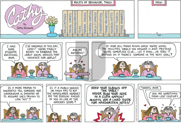 Cathy Classics - Sunday April 29, 2007 Comic Strip