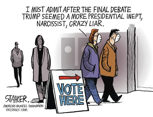 Jeff Stahler on Sunday October 25, 2020 Comic Strip