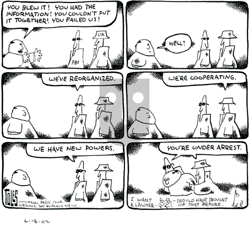 Tom Toles on Tuesday June 18, 2002 Comic Strip