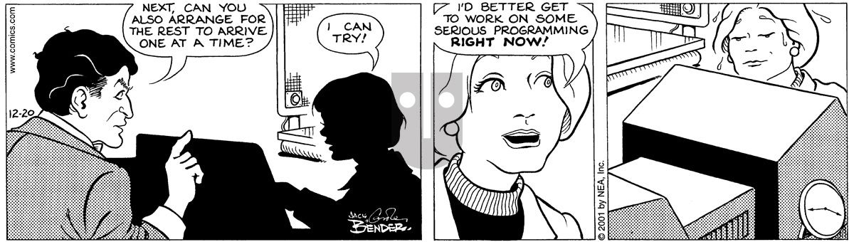 Alley Oop - Thursday December 20, 2001 Comic Strip
