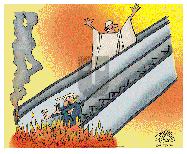 Mike Peters on Tuesday April 22, 2025 Comic Strip