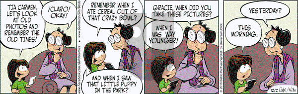 Baldo on Friday December 2, 2016 Comic Strip