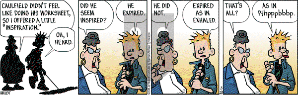 Frazz on Wednesday March 28, 2018 Comic Strip