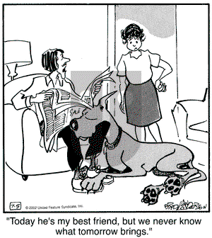Marmaduke on Monday August 5, 2002 Comic Strip