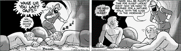 Alley Oop on Friday November 3, 2006 Comic Strip