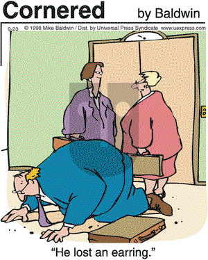 Cornered on Monday December 14, 1998 Comic Strip