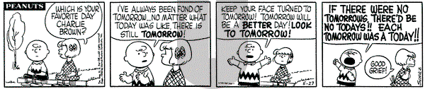 Peanuts on Tuesday May 27, 1958 Comic Strip