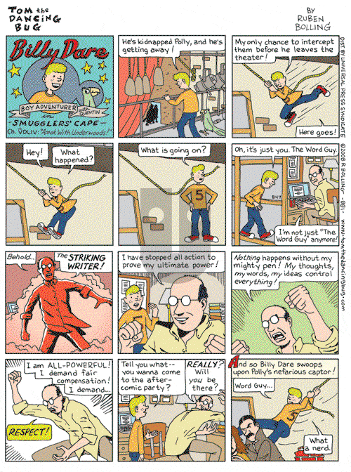 Tom the Dancing Bug on Saturday January 5, 2008 Comic Strip