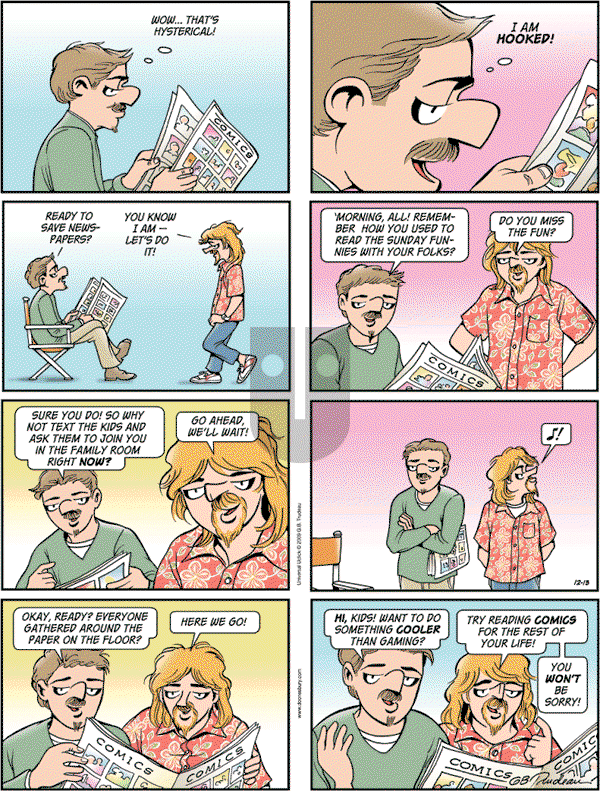 Doonesbury - Sunday December 13, 2009 Comic Strip
