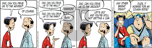 Baldo - Tuesday June 3, 2003 Comic Strip