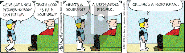 The Born Loser on Saturday April 13, 2013 Comic Strip