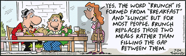Frank and Ernest on Tuesday July 24, 2018 Comic Strip