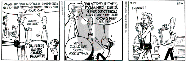Grand Avenue on Wednesday September 17, 2003 Comic Strip