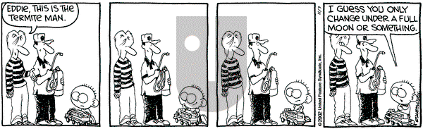 The Buckets on Thursday November 7, 2002 Comic Strip
