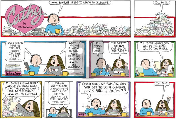 Cathy Classics on Tuesday March 23, 2004 Comic Strip