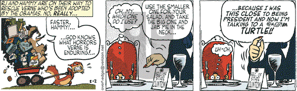 Over the Hedge on Monday February 2, 2009 Comic Strip