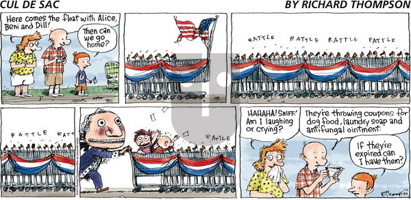 Cul de Sac on Sunday July 4, 2010 Comic Strip