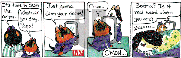 Breaking Cat News - Saturday October 5, 2024 Comic Strip