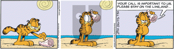 Garfield - Friday July 30, 2010 Comic Strip