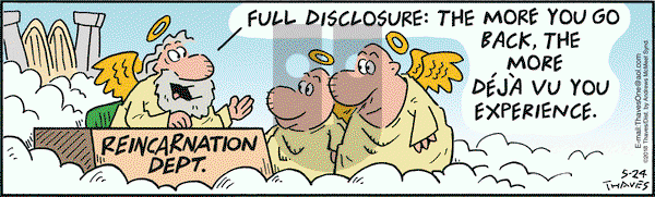 Frank and Ernest on Thursday May 24, 2018 Comic Strip