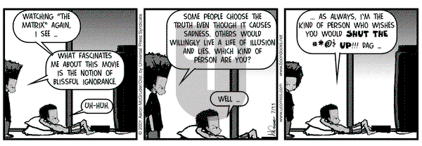 The Boondocks on Wednesday July 11, 2001 Comic Strip