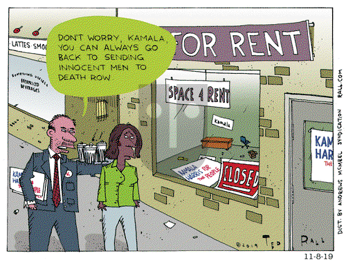 Ted Rall on Friday November 8, 2019 Comic Strip