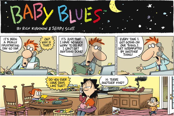 Baby Blues on Sunday January 21, 2018 Comic Strip