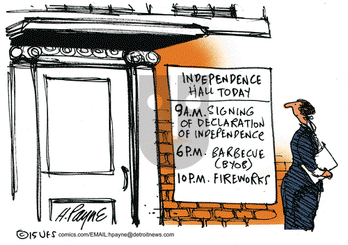 Henry Payne on Thursday July 2, 2015 Comic Strip