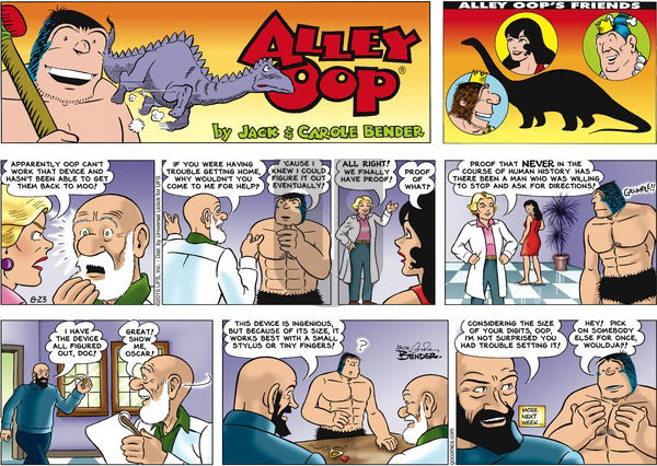Alley Oop on Sunday August 23, 2015 Comic Strip