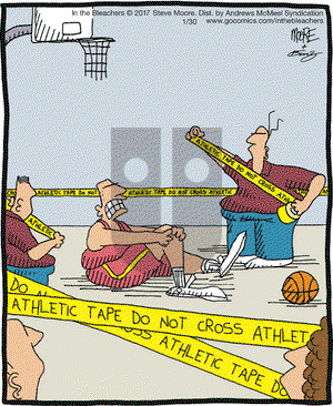 In the Bleachers on Monday January 30, 2017 Comic Strip