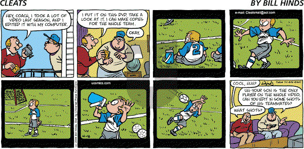 Cleats - Sunday April 16, 2006 Comic Strip