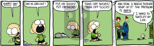 The Buckets on Saturday January 2, 2010 Comic Strip