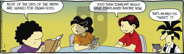 The Buckets on Monday April 8, 2019 Comic Strip