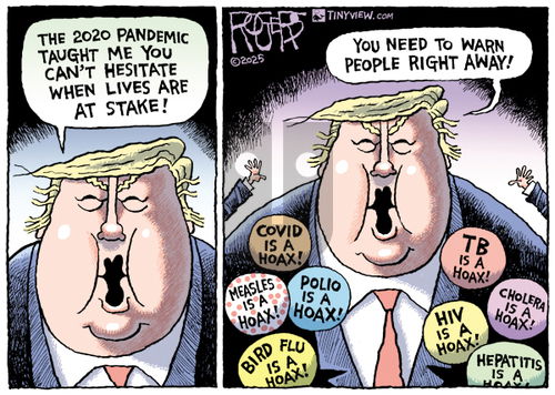 Rob Rogers - Tuesday March 11, 2025 Comic Strip