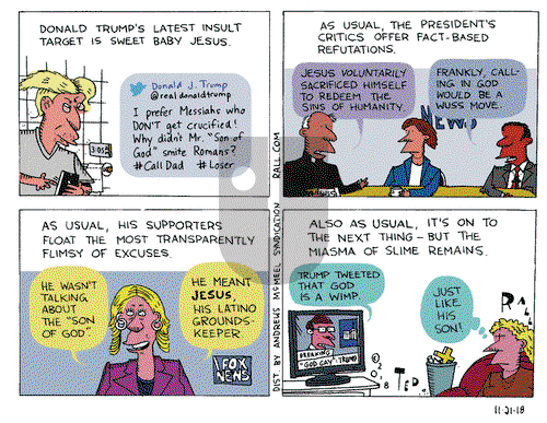 Ted Rall on Wednesday November 21, 2018 Comic Strip