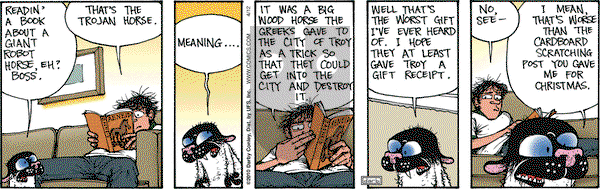 Get Fuzzy - Monday April 12, 2010 Comic Strip
