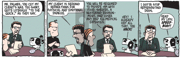 Pooch Cafe on Thursday February 28, 2008 Comic Strip