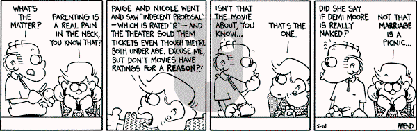 FoxTrot - Tuesday May 18, 1993 Comic Strip