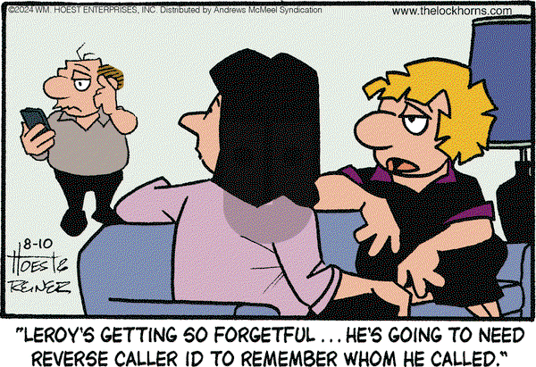 The Lockhorns - Saturday August 10, 2024 Comic Strip