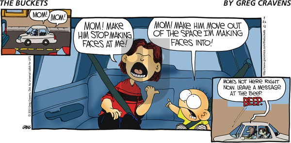 The Buckets on Sunday February 26, 2012 Comic Strip