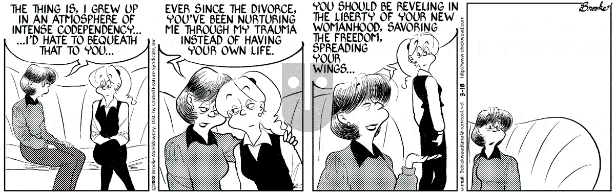 9 Chickweed Lane - Monday March 18, 2002 Comic Strip