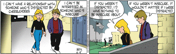 Luann on Friday April 4, 2003 Comic Strip