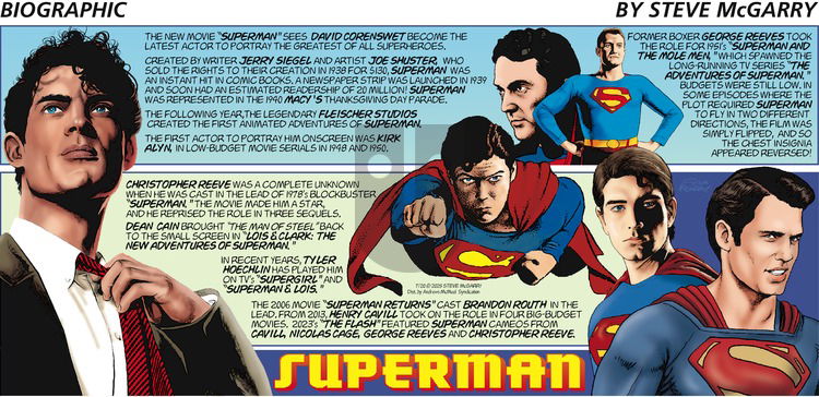 Biographic on Sunday July 20, 2025 Comic Strip