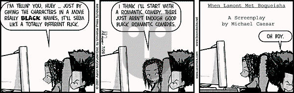 The Boondocks on Thursday February 26, 2009 Comic Strip