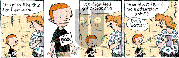 Cul de Sac - Friday October 27, 2017 Comic Strip