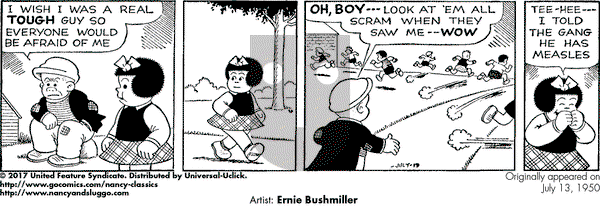 Nancy Classics on Thursday July 13, 2017 Comic Strip