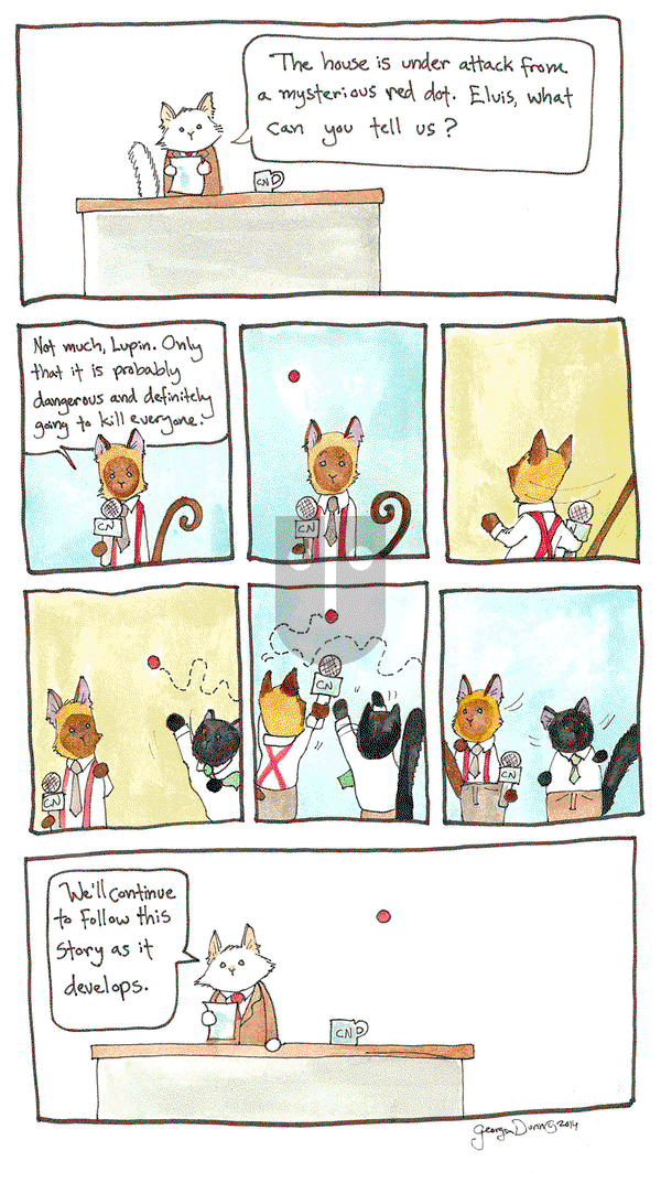 Breaking Cat News on Monday November 10, 2014 Comic Strip